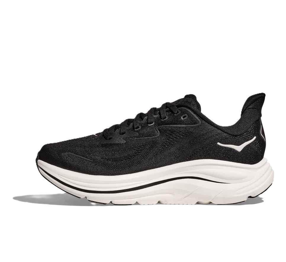 Hoka Clifton 10 Men's Running Shoes Black White
