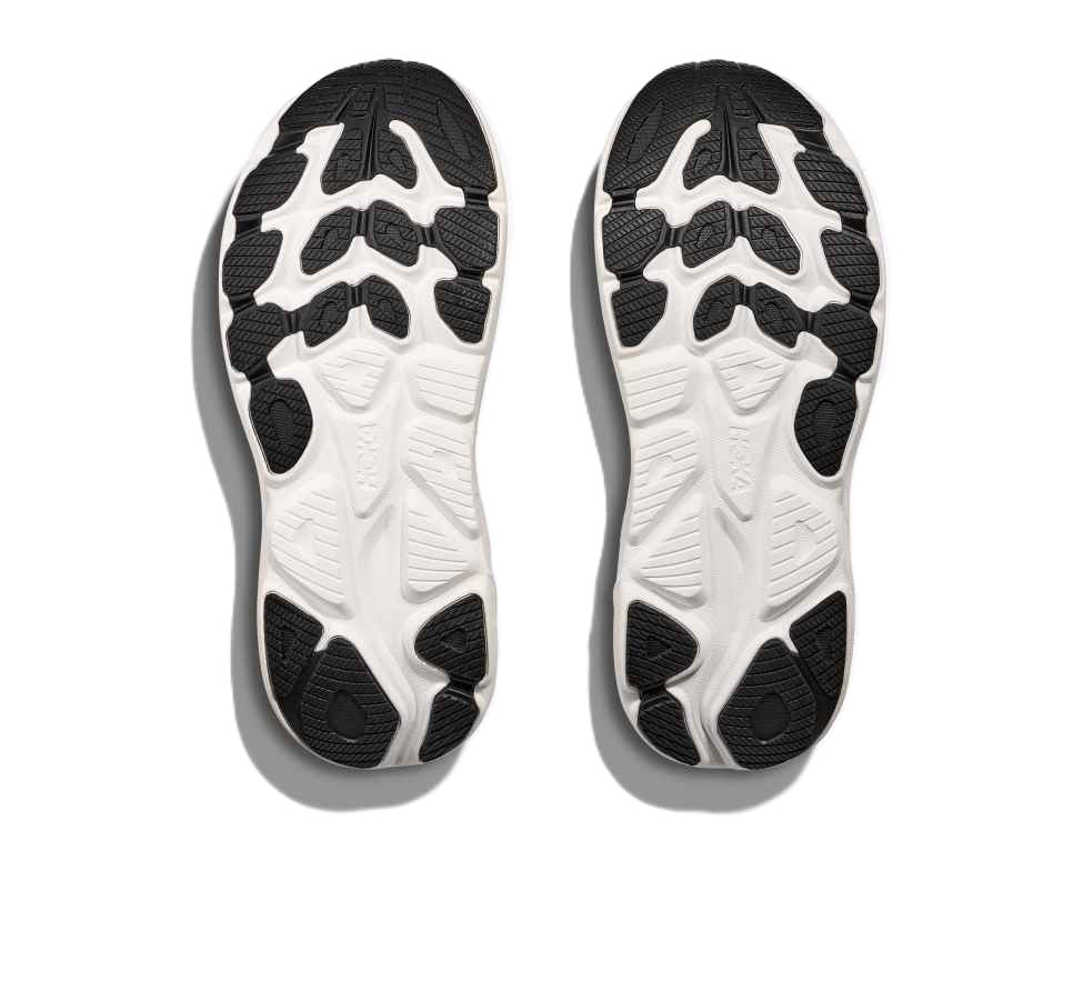 Hoka Clifton 10 Men's Running Shoes Black White