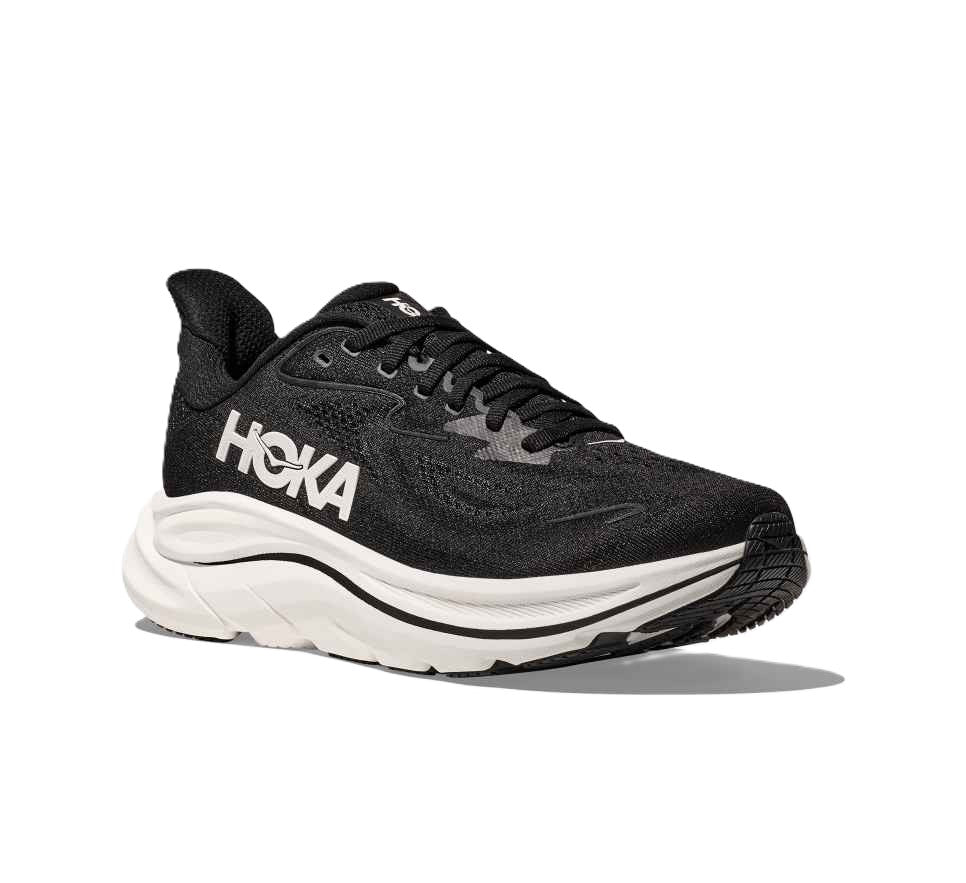 Hoka Clifton 10 Men's Running Shoes Black White