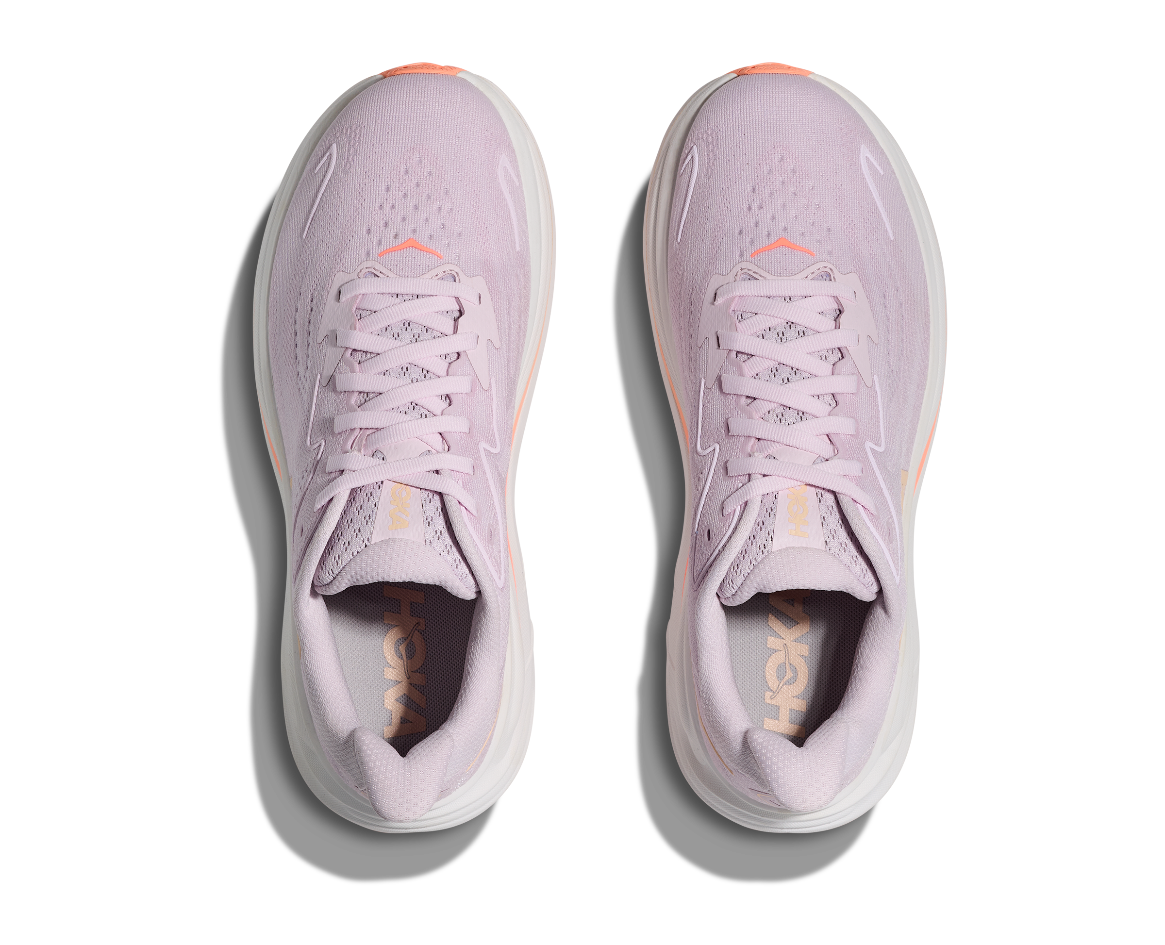 Hoka Clifton 10 Women's Running Shoes Lilac Cream