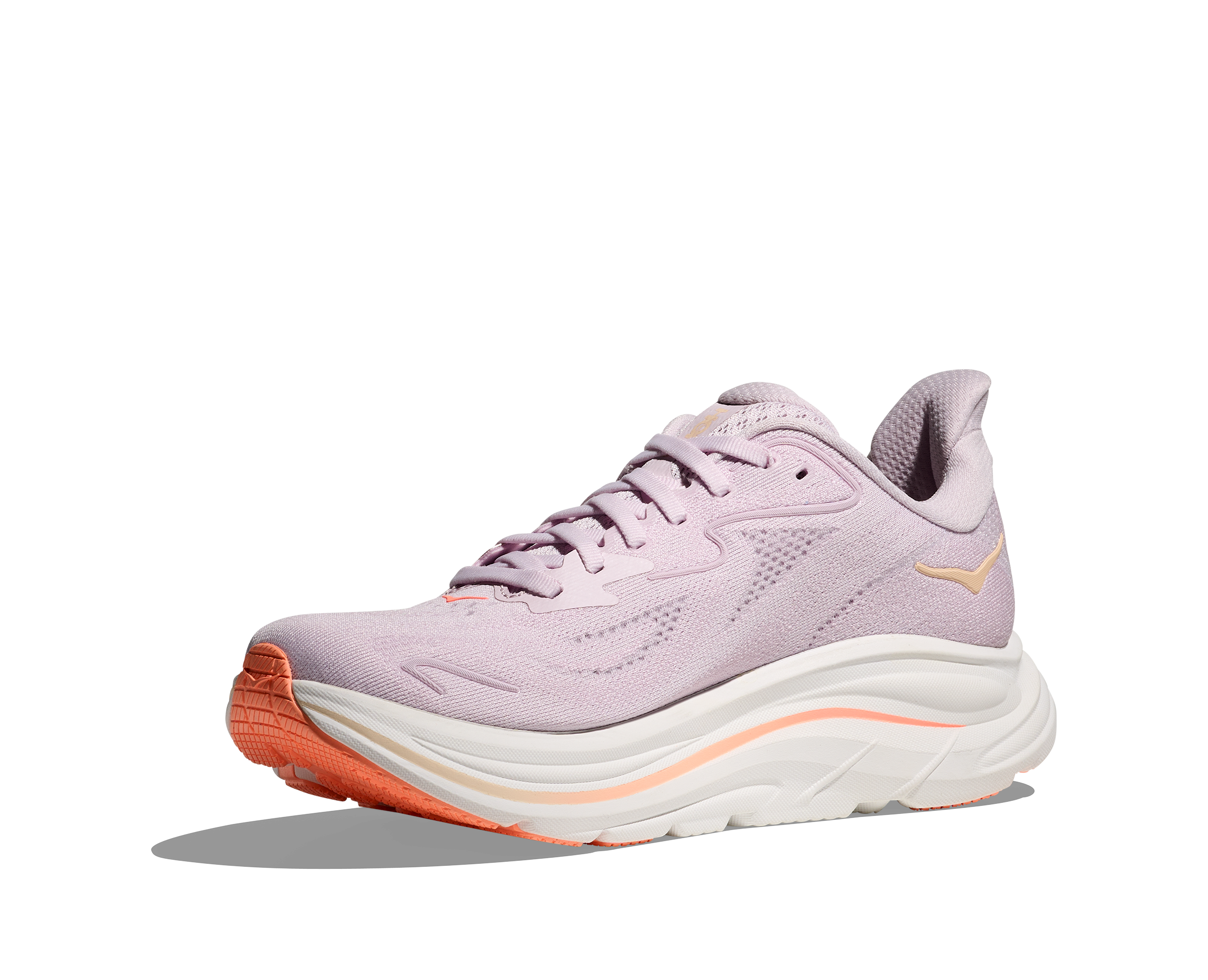 Hoka Clifton 10 Women's Running Shoes Lilac Cream