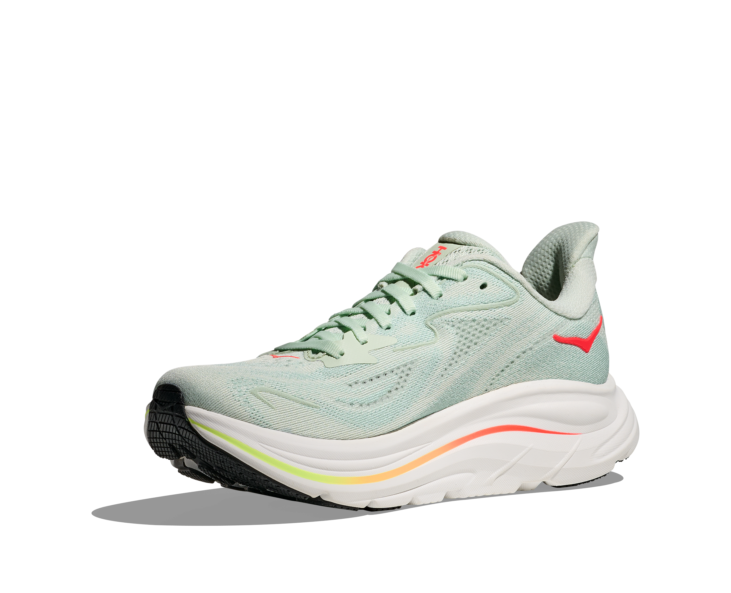 Hoka Clifton 10 Women's Wide Fit Running Shoes Sea Glass