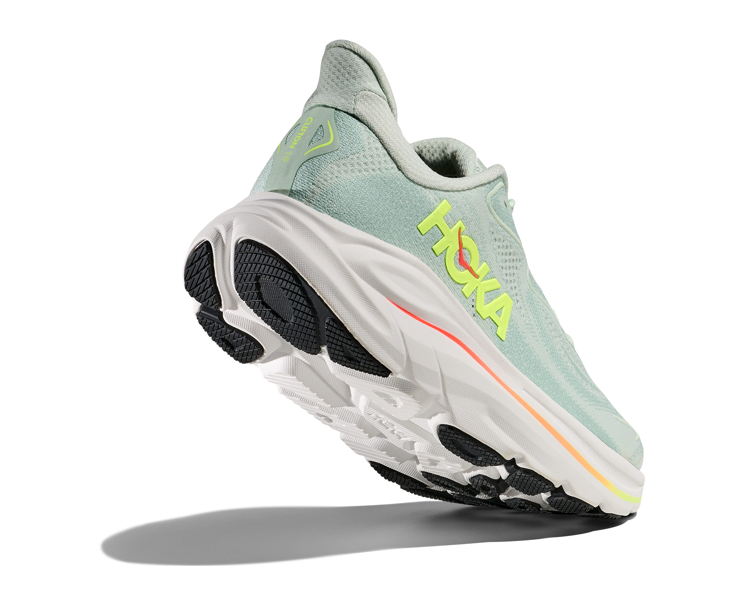 Hoka Clifton 10 Women's Wide Fit Running Shoes Sea Glass
