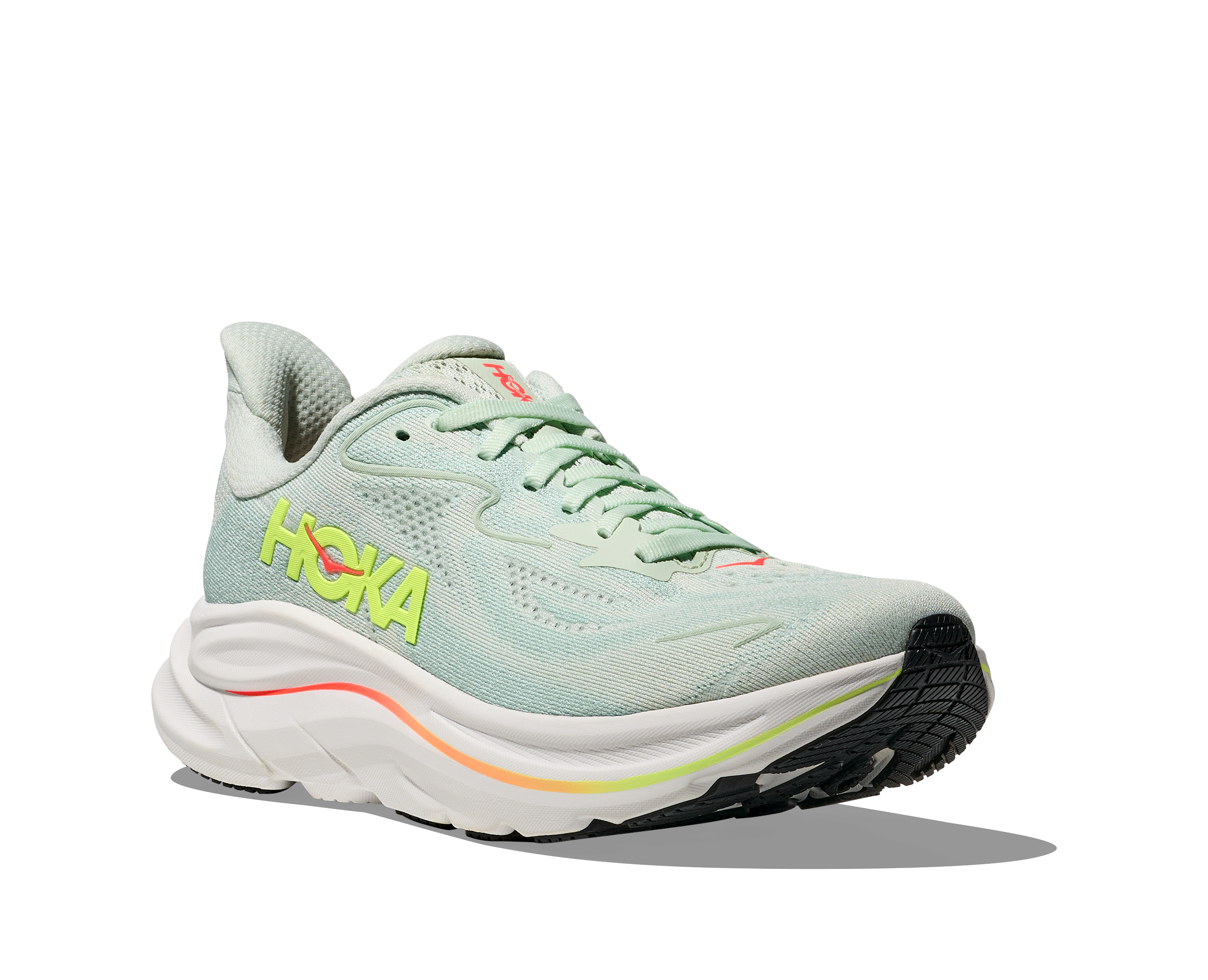 Hoka Clifton 10 Women's Wide Fit Running Shoes Sea Glass
