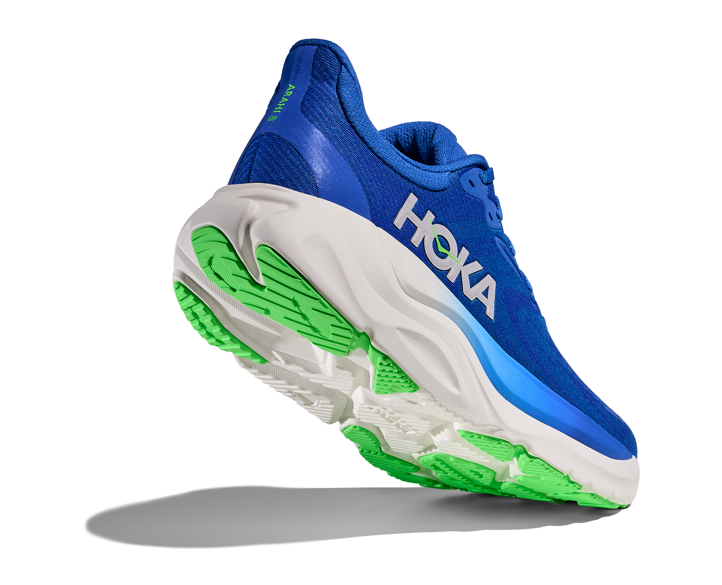 Hoka Arahi 8 Men's Running Shoes Cobalt Blue Green