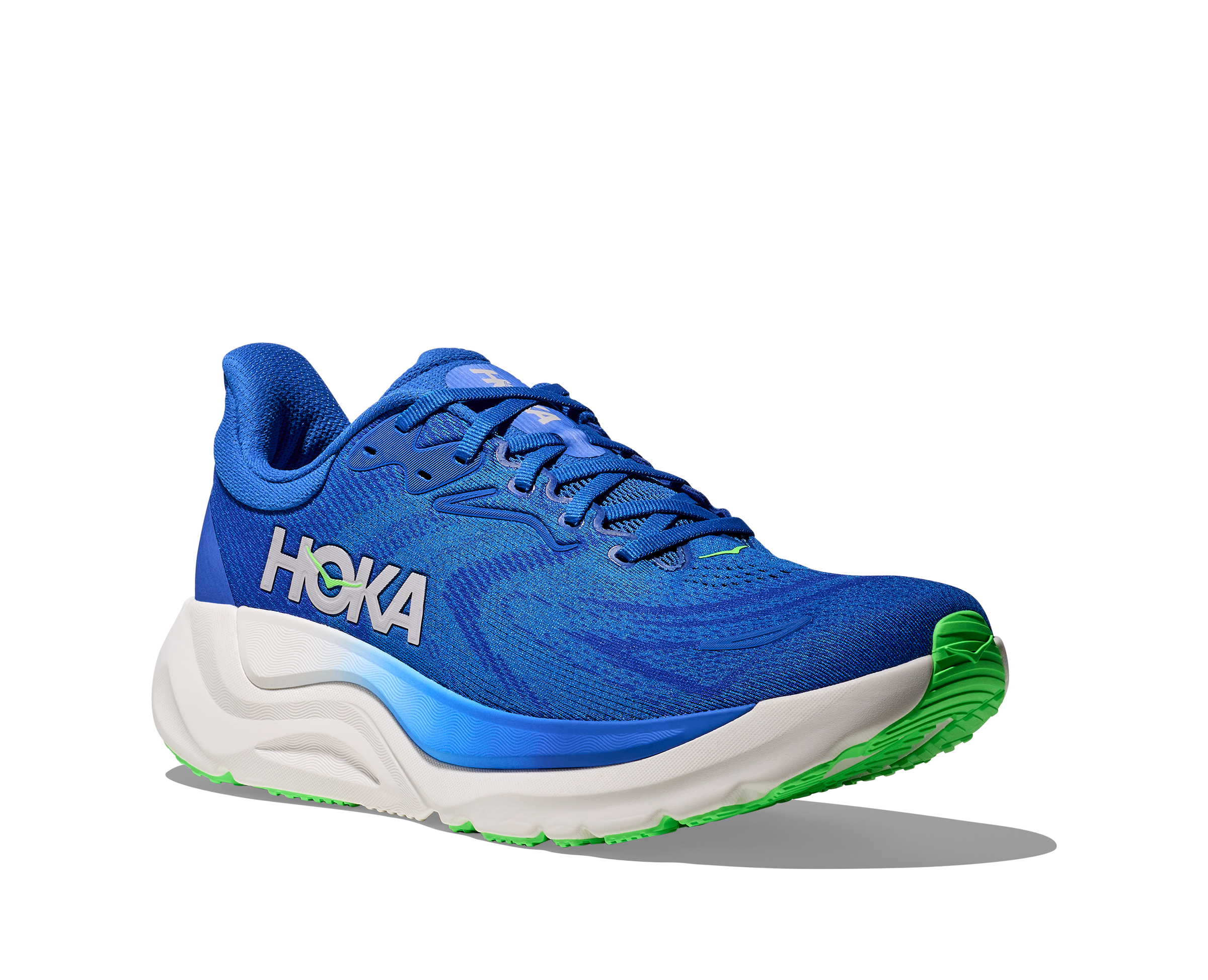 Hoka Arahi 8 Men's Running Shoes Cobalt Blue Green