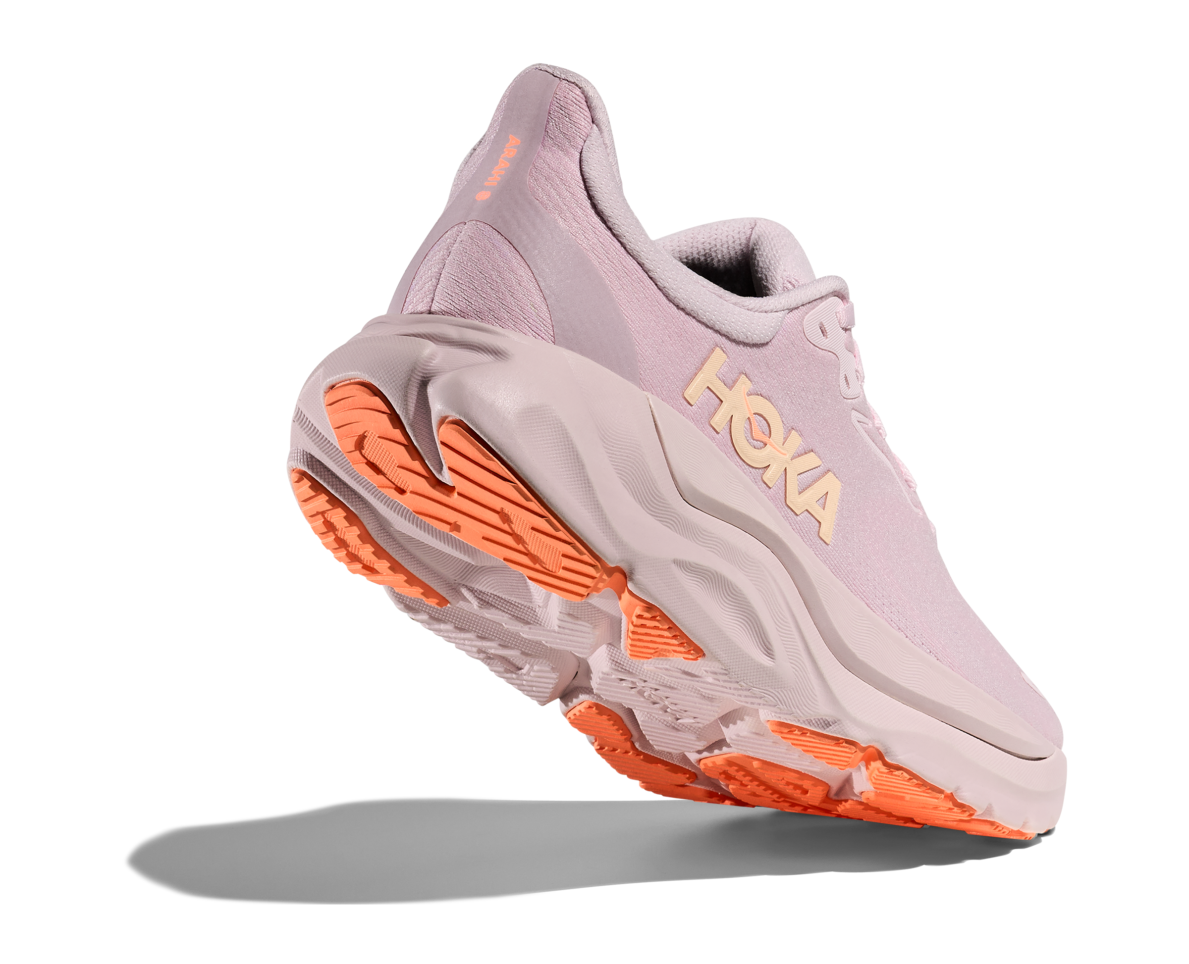 Hoka Arahi 8 Women's Road Running Shoes Lilac Cream