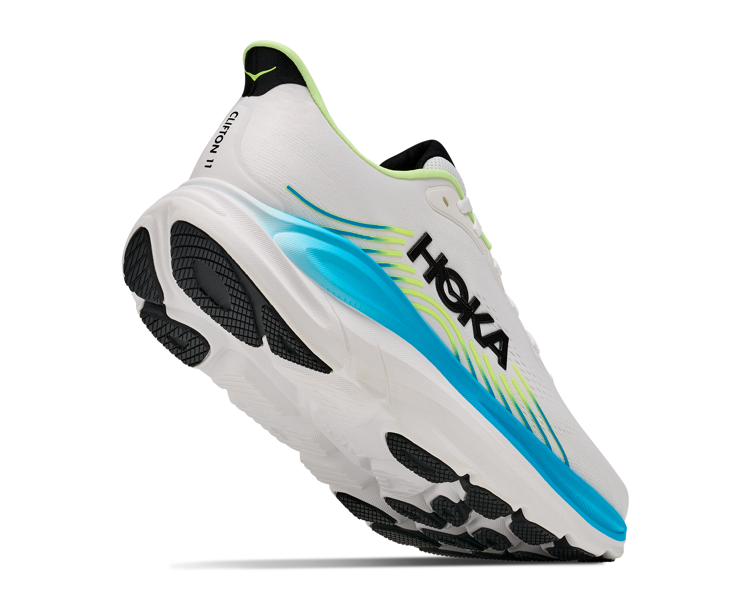 Hoka Clifton 11 Men's Running Shoes Frost Black