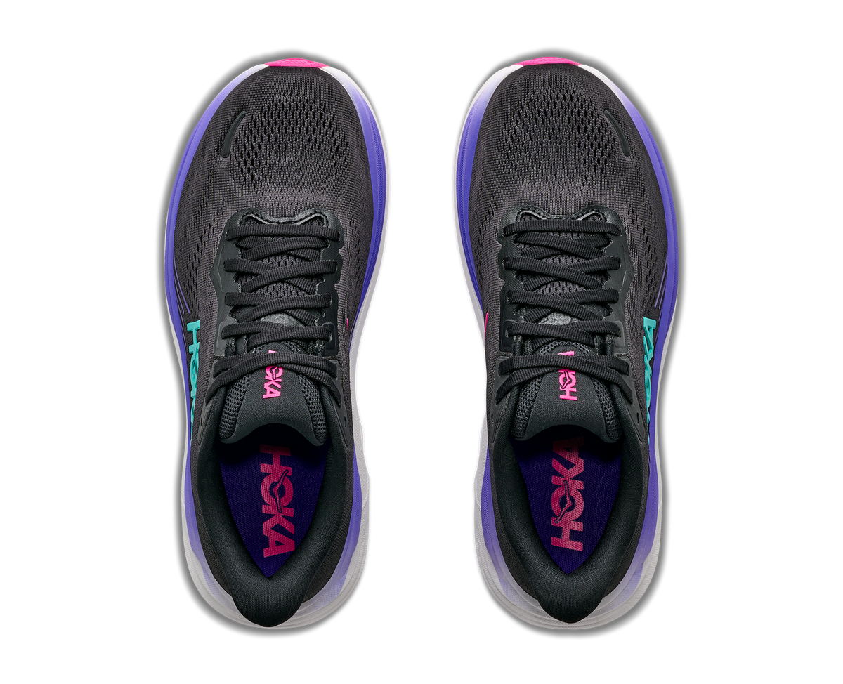 Hoka Clifton 11 Women's Running Shoes Black Neon Nebula