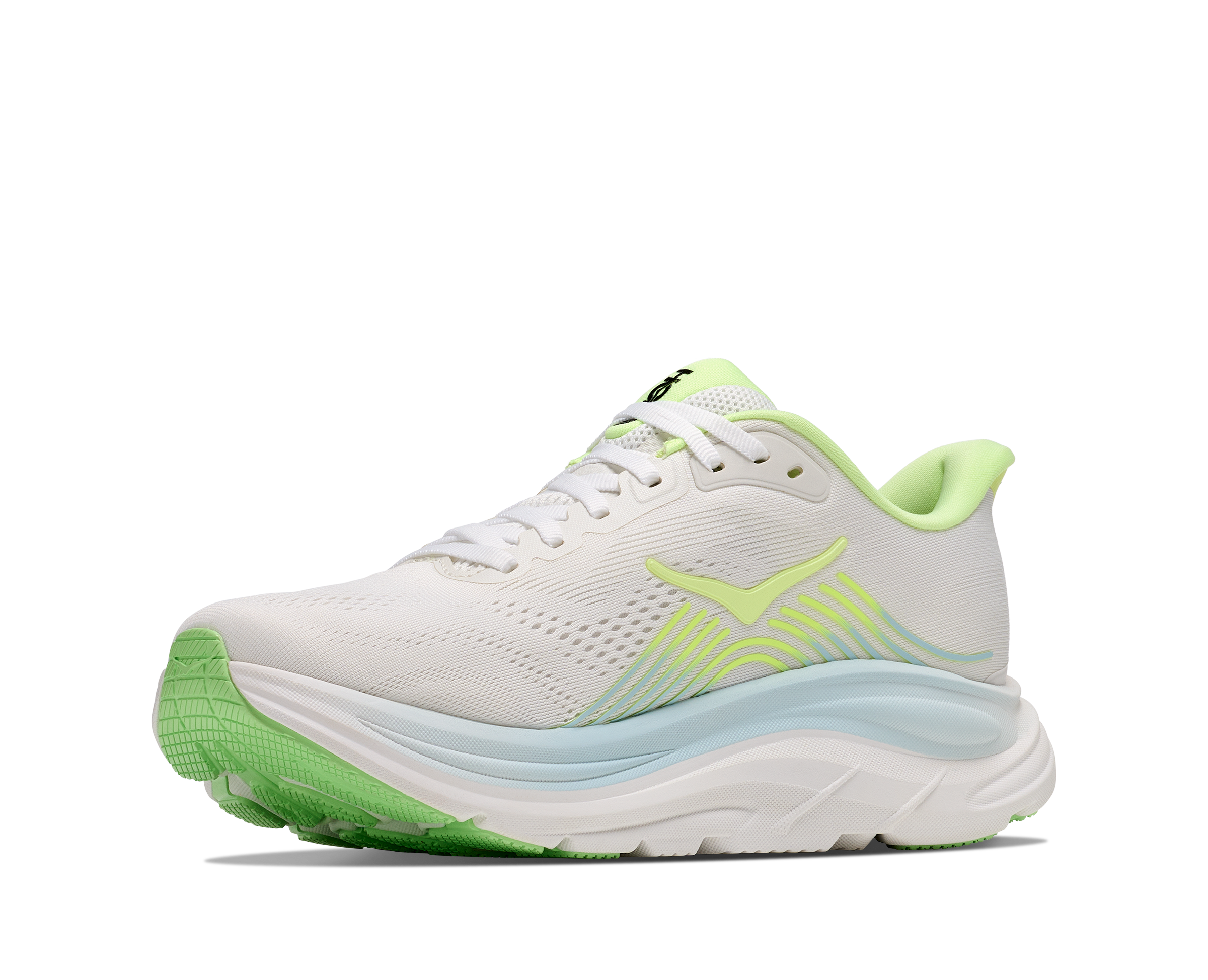 Hoka Clifton 11 Women's Running Shoes Frost Neon Yuzu