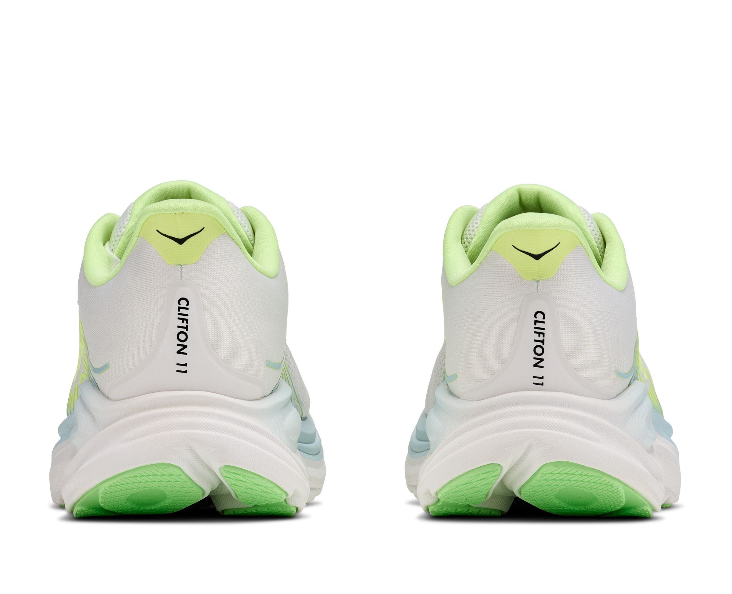 Hoka Clifton 11 Women's Running Shoes Frost Neon Yuzu