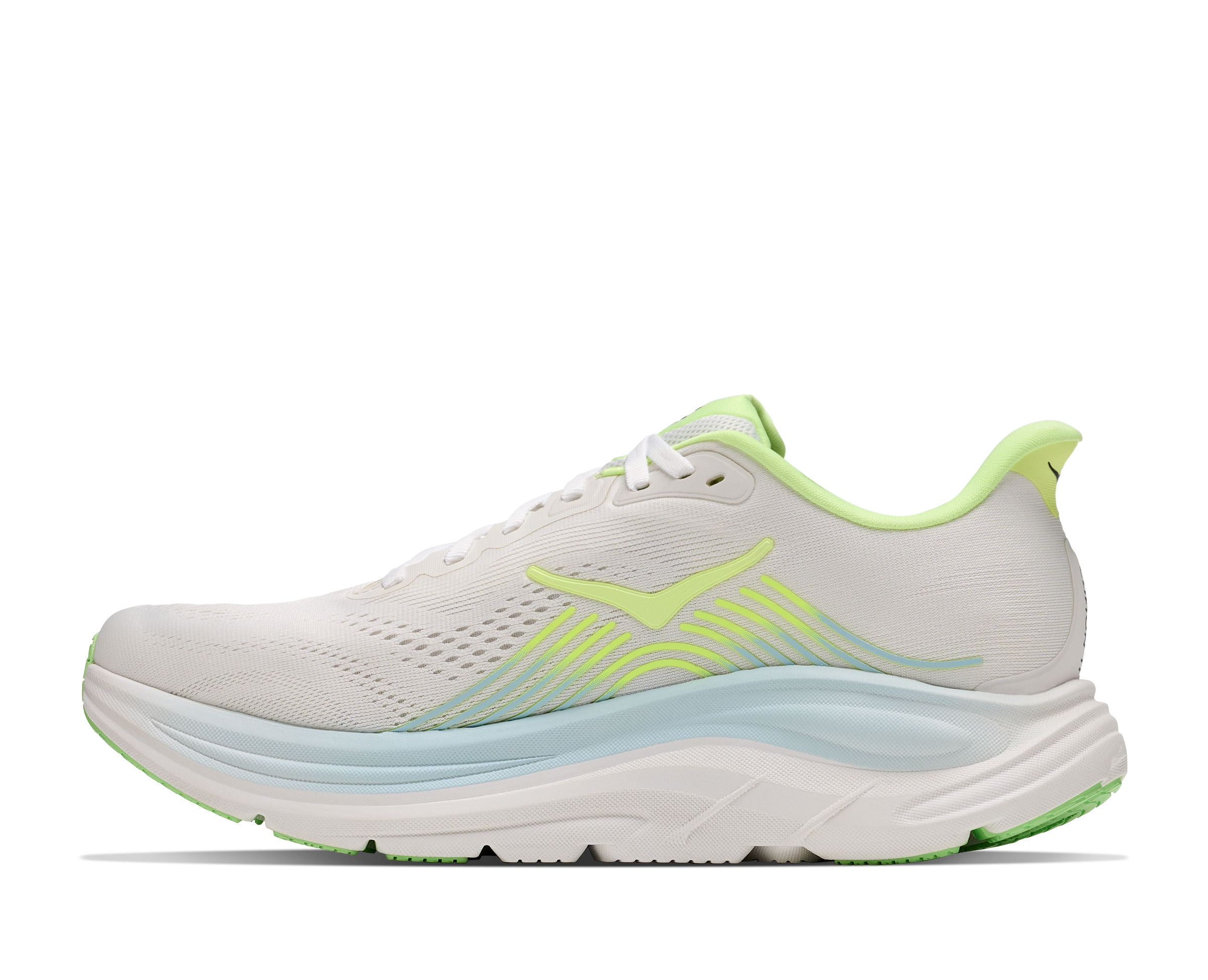 Hoka Clifton 11 Women's Running Shoes Frost Neon Yuzu