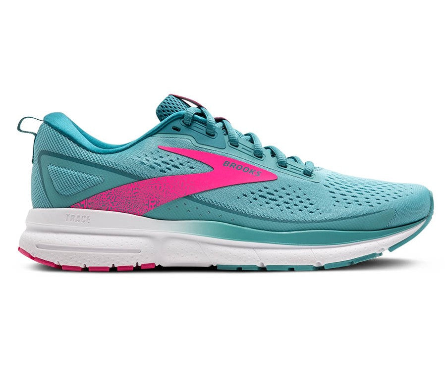Brooks Trace 3 Women's Running Shoes Aqua Pink