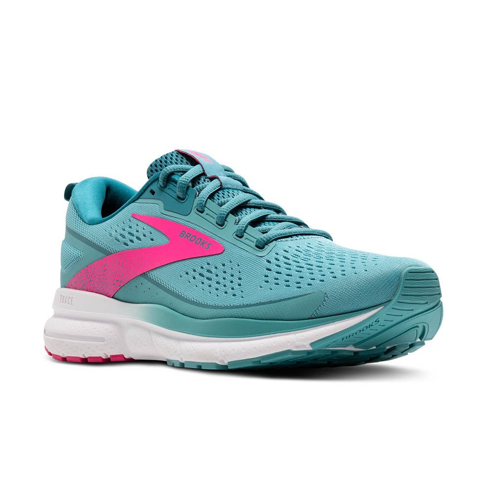 Brooks Trace 3 Women's Running Shoes Aqua Pink