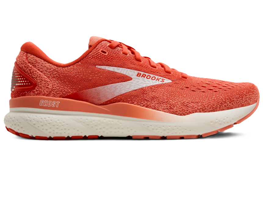 Brooks Ghost 16 Women's Running Shoes Coral White