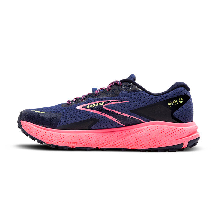 Brooks Divide 5 GTX Women's Running Shoes Navy Pink