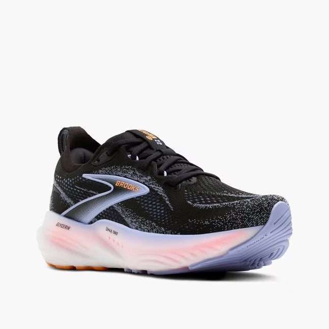 Brooks Glycerin 22 Women's Running Shoes Black Blue Heron