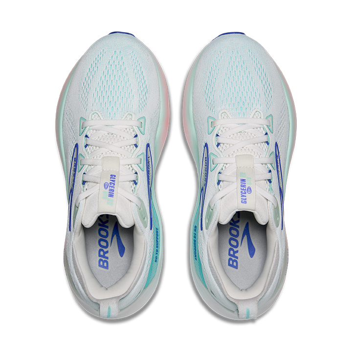 Brooks Glycerin GTS 22 Women's Running Shoes White Limpet Shell