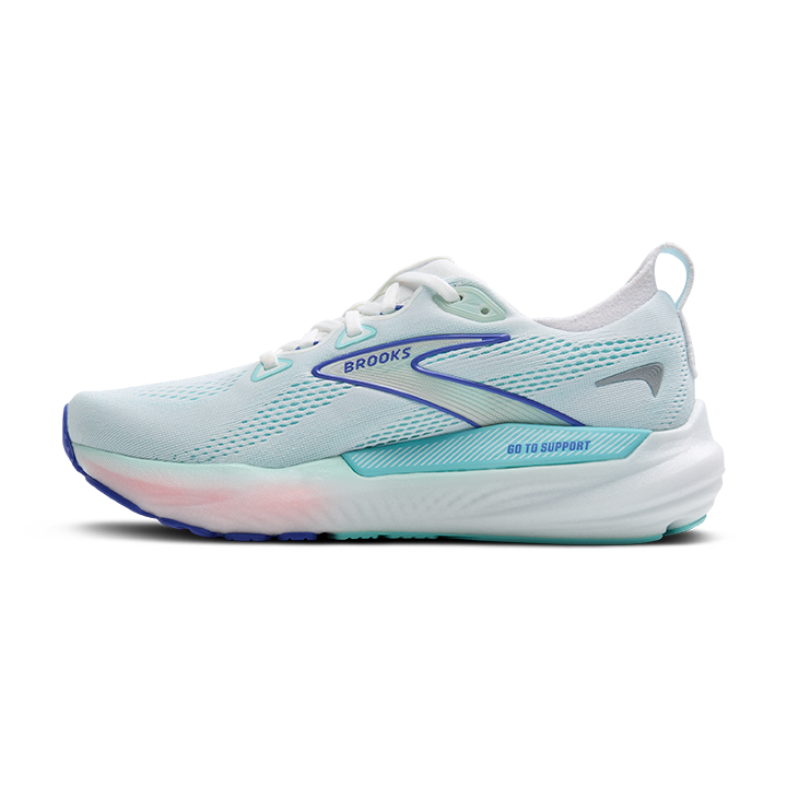 Brooks Glycerin GTS 22 Women's Running Shoes White Limpet Shell