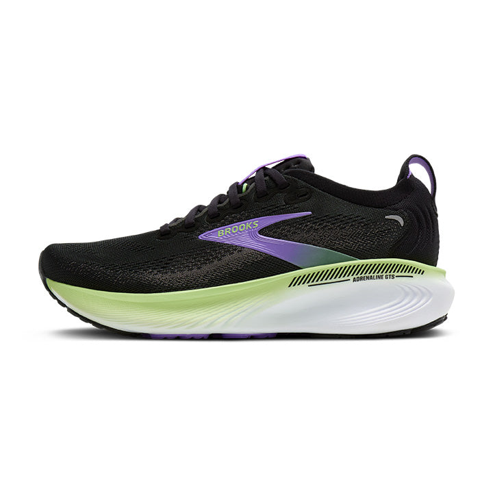 Brooks Adrenaline GTS 25 Women's Running Shoes Black Pearl Purple
