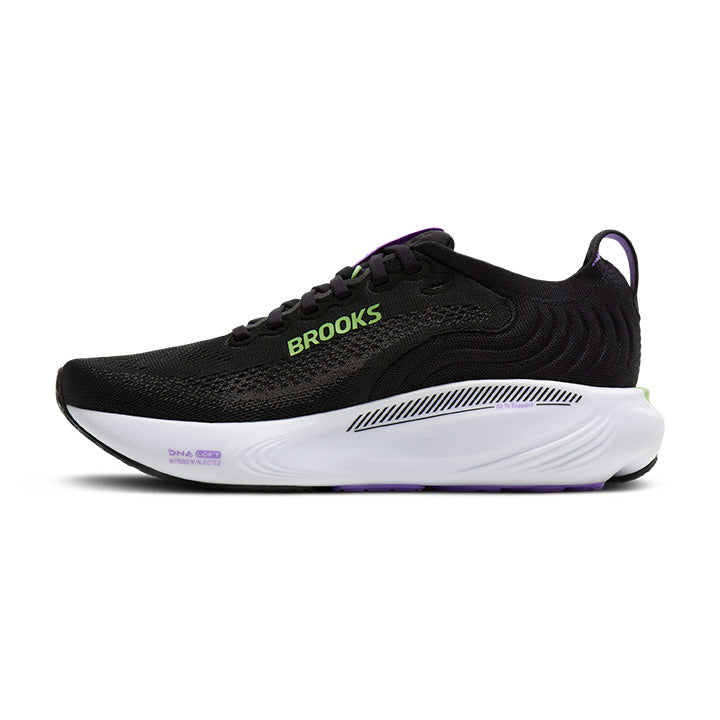 Brooks Adrenaline GTS 25 Women's Running Shoes Black Pearl Purple