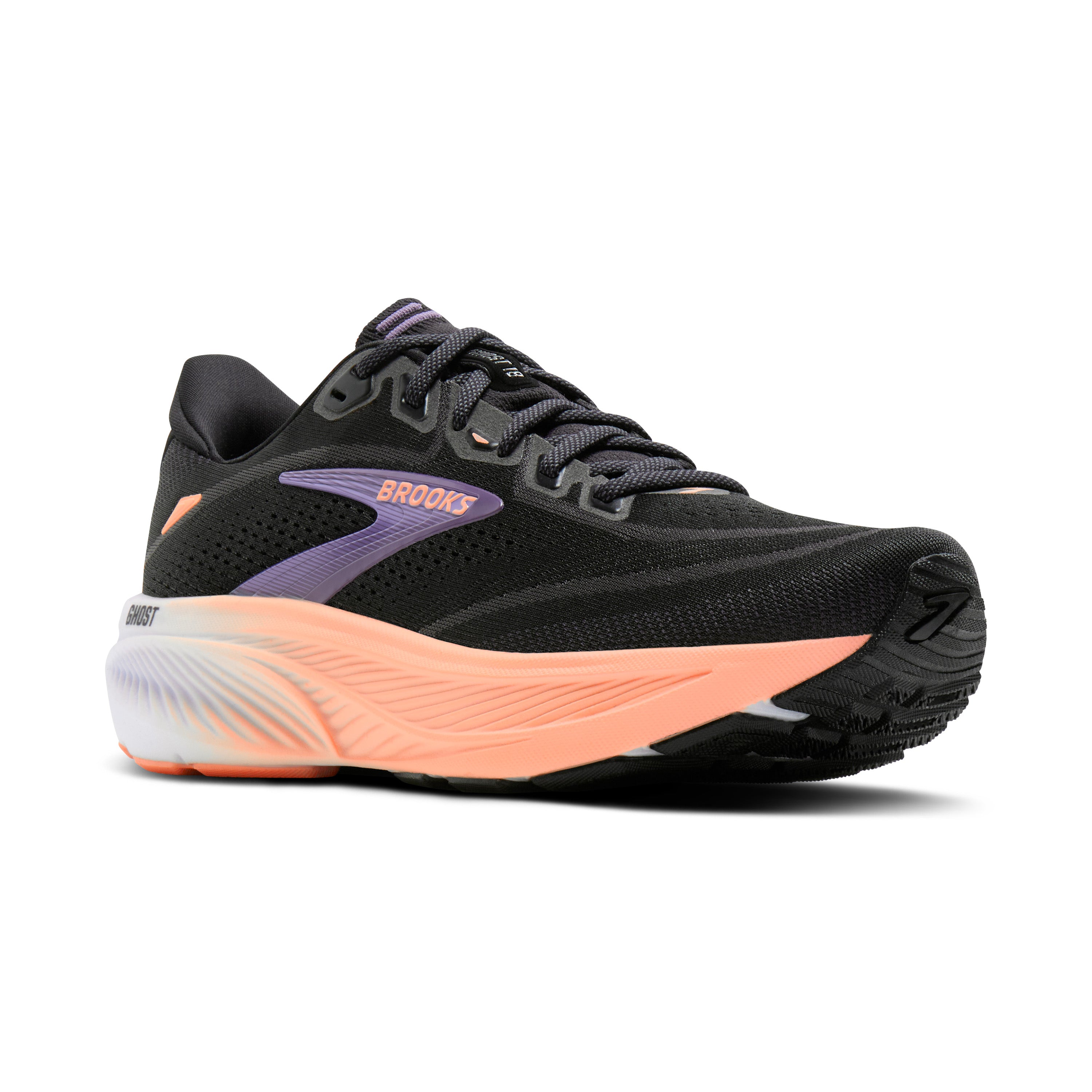 Brooks Ghost 18 Women's Running Shoes Black Mulled Grape