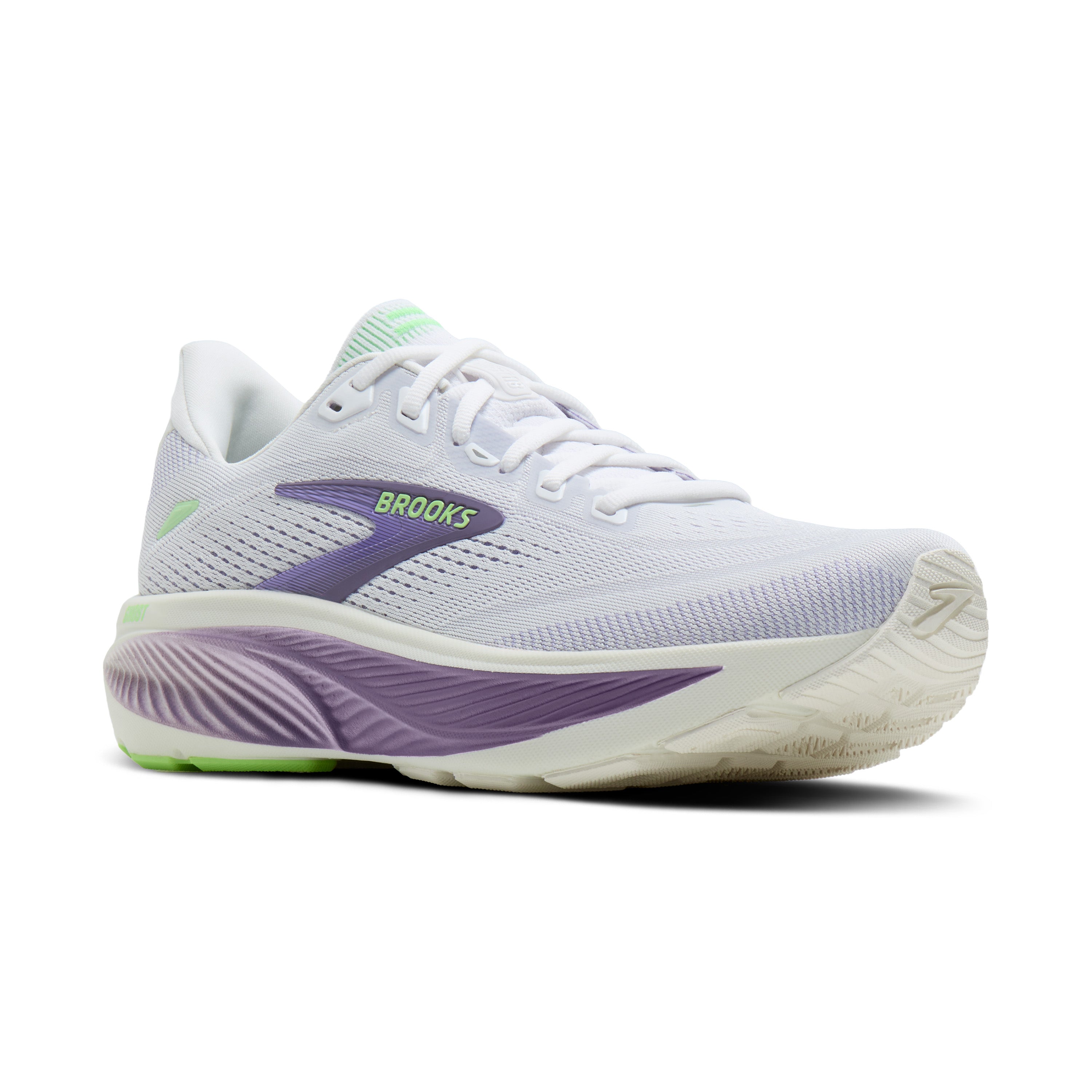 Brooks Ghost 18 Women's Running Shoes White Purple Hebe