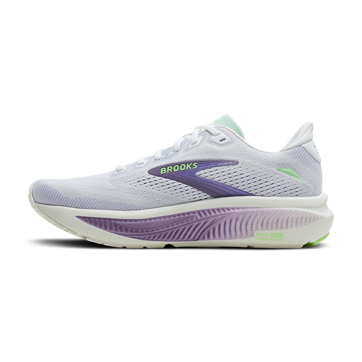 Brooks Ghost 18 Women's Running Shoes White Purple Hebe
