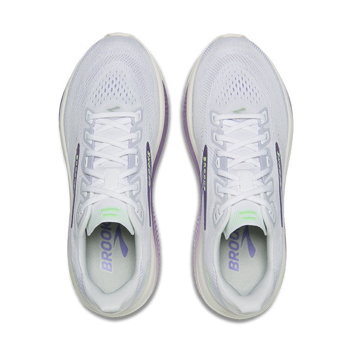 Brooks Ghost 18 Women's Running Shoes White Purple Hebe