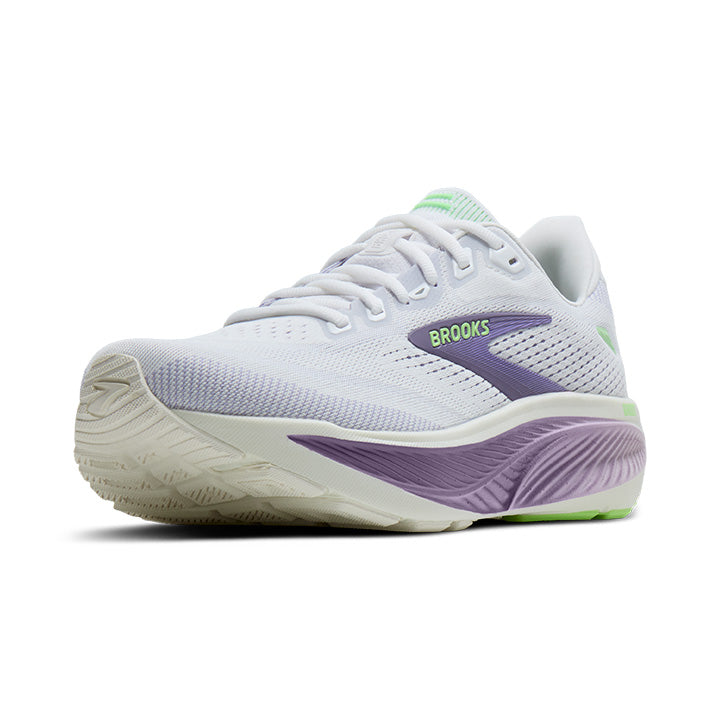 Brooks Ghost 18 Women's Running Shoes White Purple Hebe