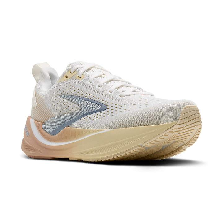 Brooks Ghost Max 4 Wide Fit Women's Running Shoes White Rose