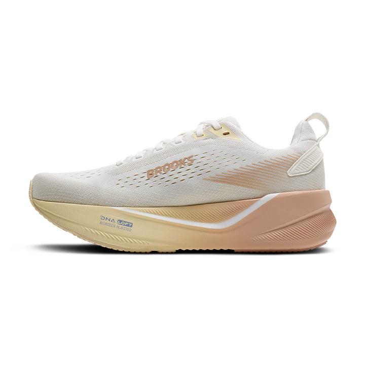 Brooks Ghost Max 4 Wide Fit Women's Running Shoes White Rose