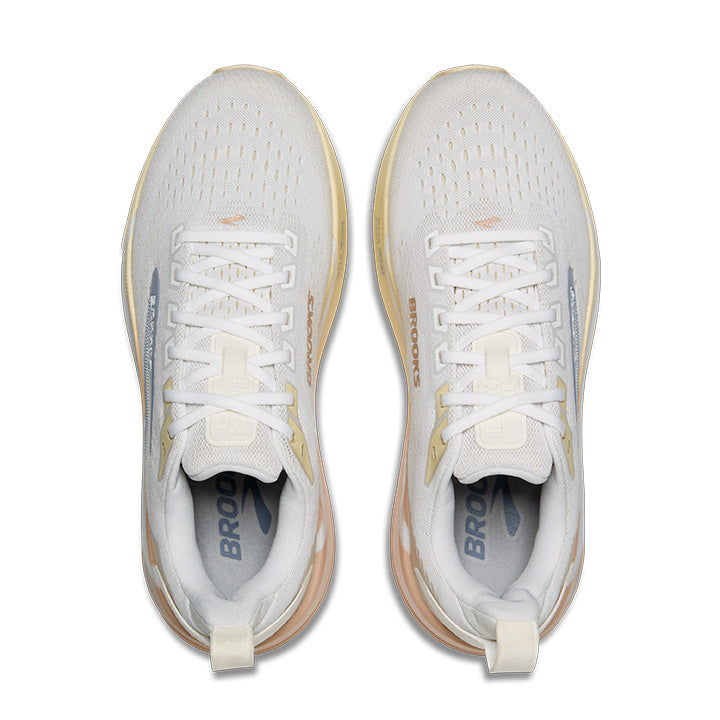 Brooks Ghost Max 4 Wide Fit Women's Running Shoes White Rose