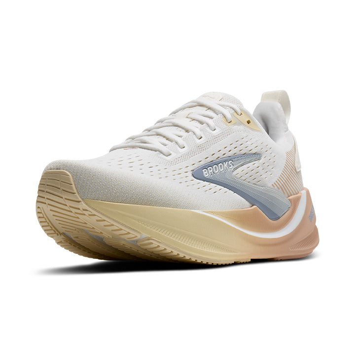 Brooks Ghost Max 4 Wide Fit Women's Running Shoes White Rose