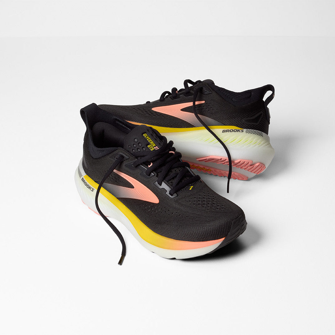 Brooks Glycerin GTS 23 Women's Running Shoes Black Peach