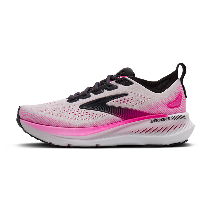 Brooks Glycerin GTS 23 Women's Running Shoes White Pink