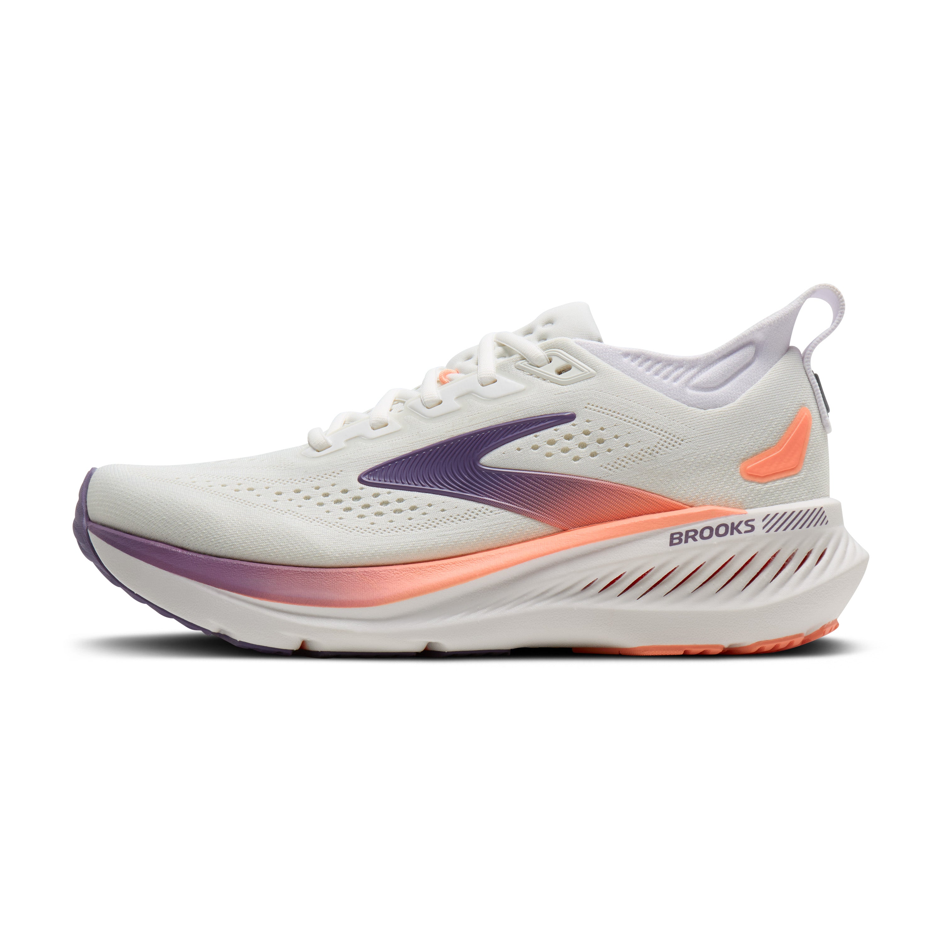 Brooks Glycerin GTS 23 Women's Running Shoes White Mulled Grape