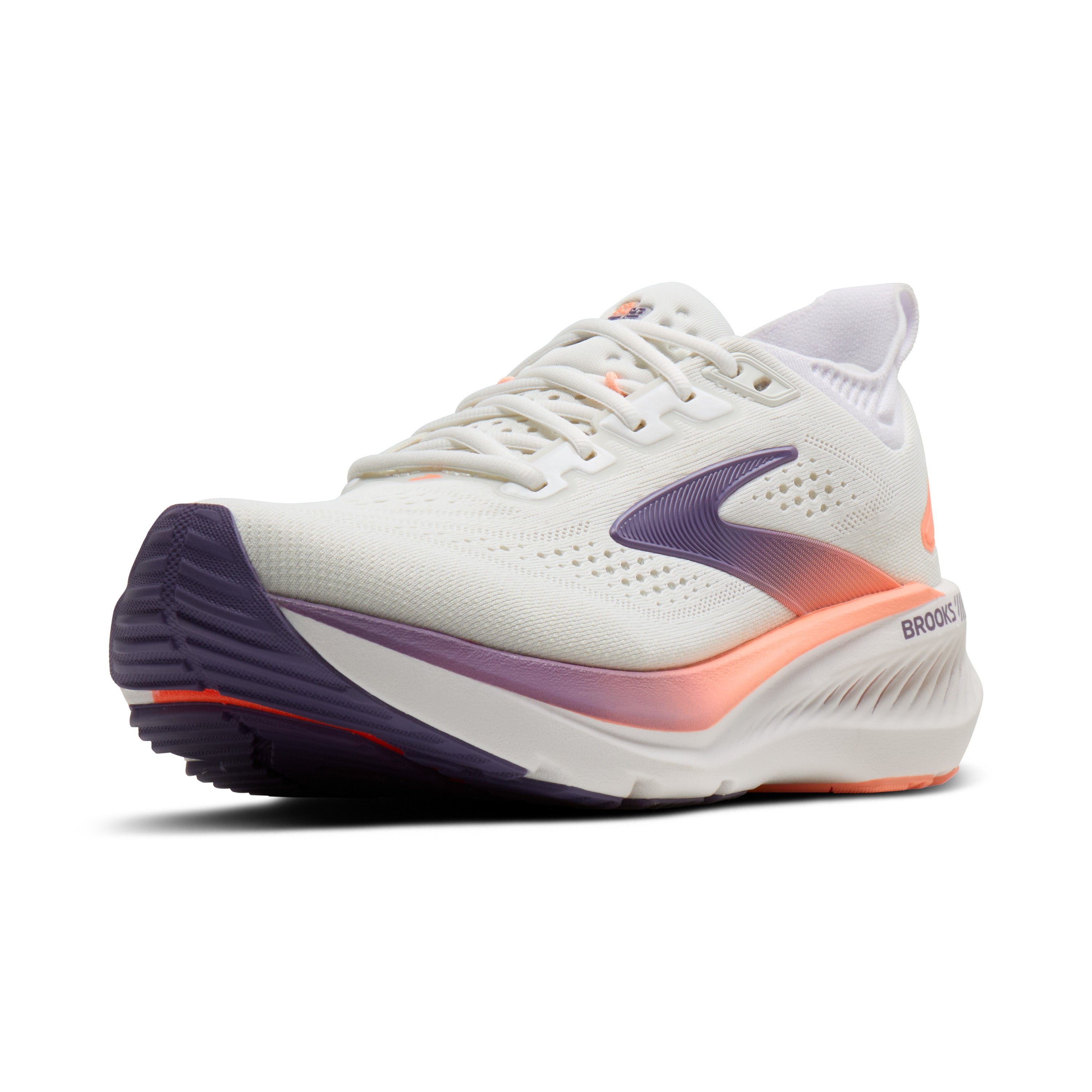 Brooks Glycerin GTS 23 Women's Running Shoes White Mulled Grape