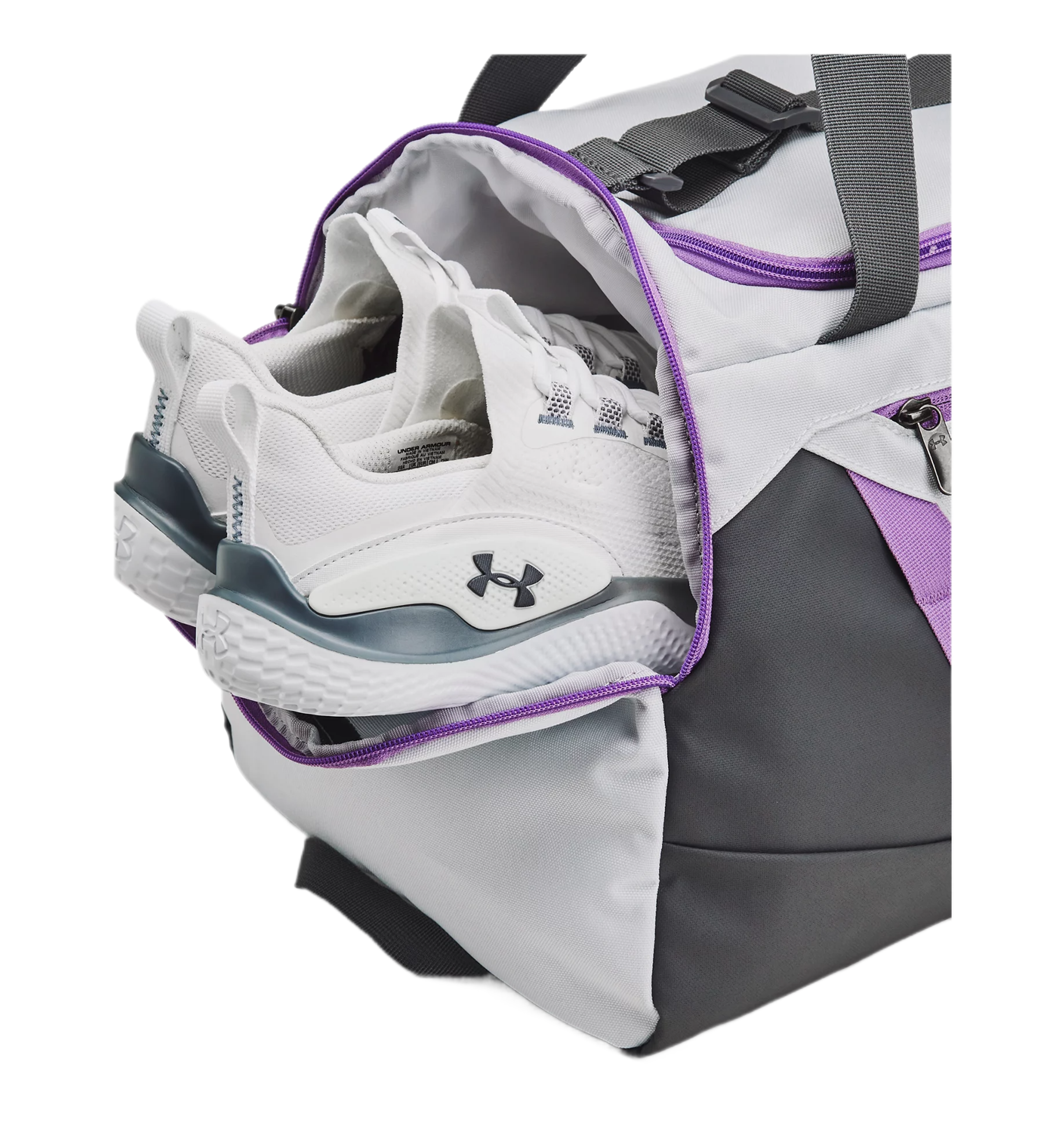 Under Armour Undeniable 5.0 Small Duffle Bag Grey Purple