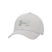 Gray cap with Under Armour logo on a white background