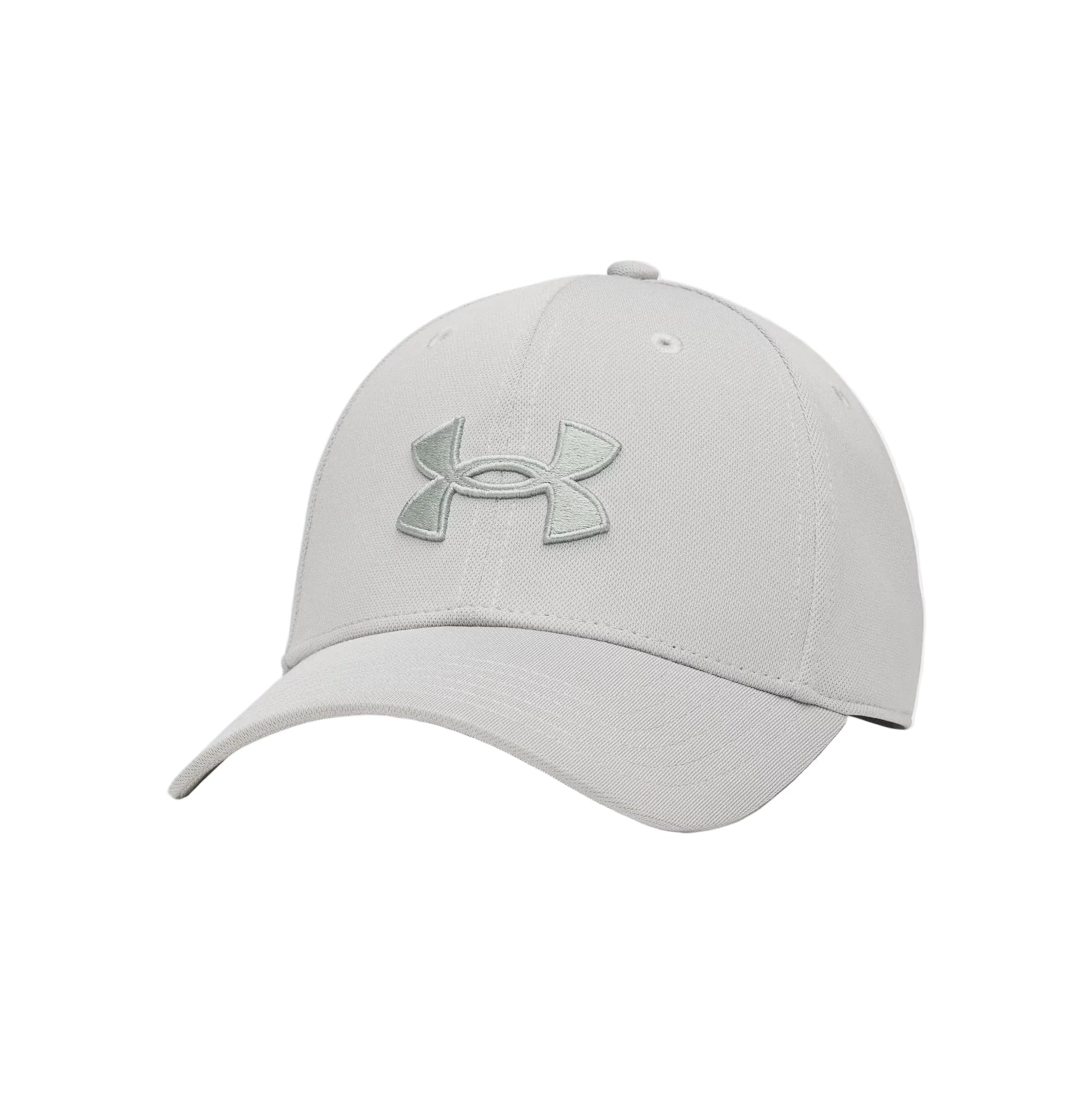 Gray cap with Under Armour logo on a white background