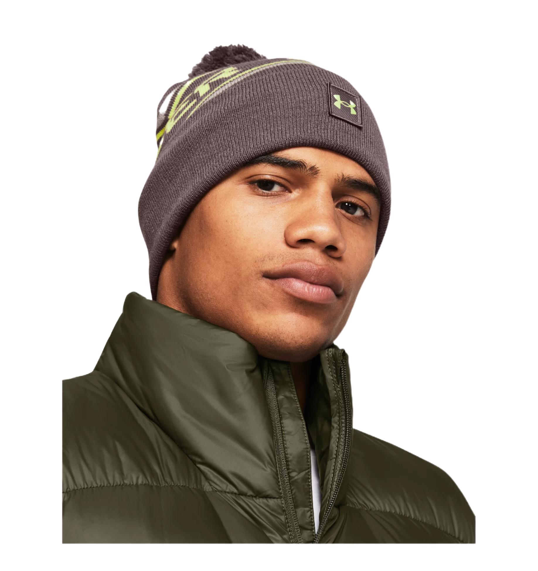 Under Armour Halftime Pom Beanie Ash Taupe