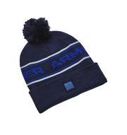 Under Armour Halftime Pom Beanie Navy Blue