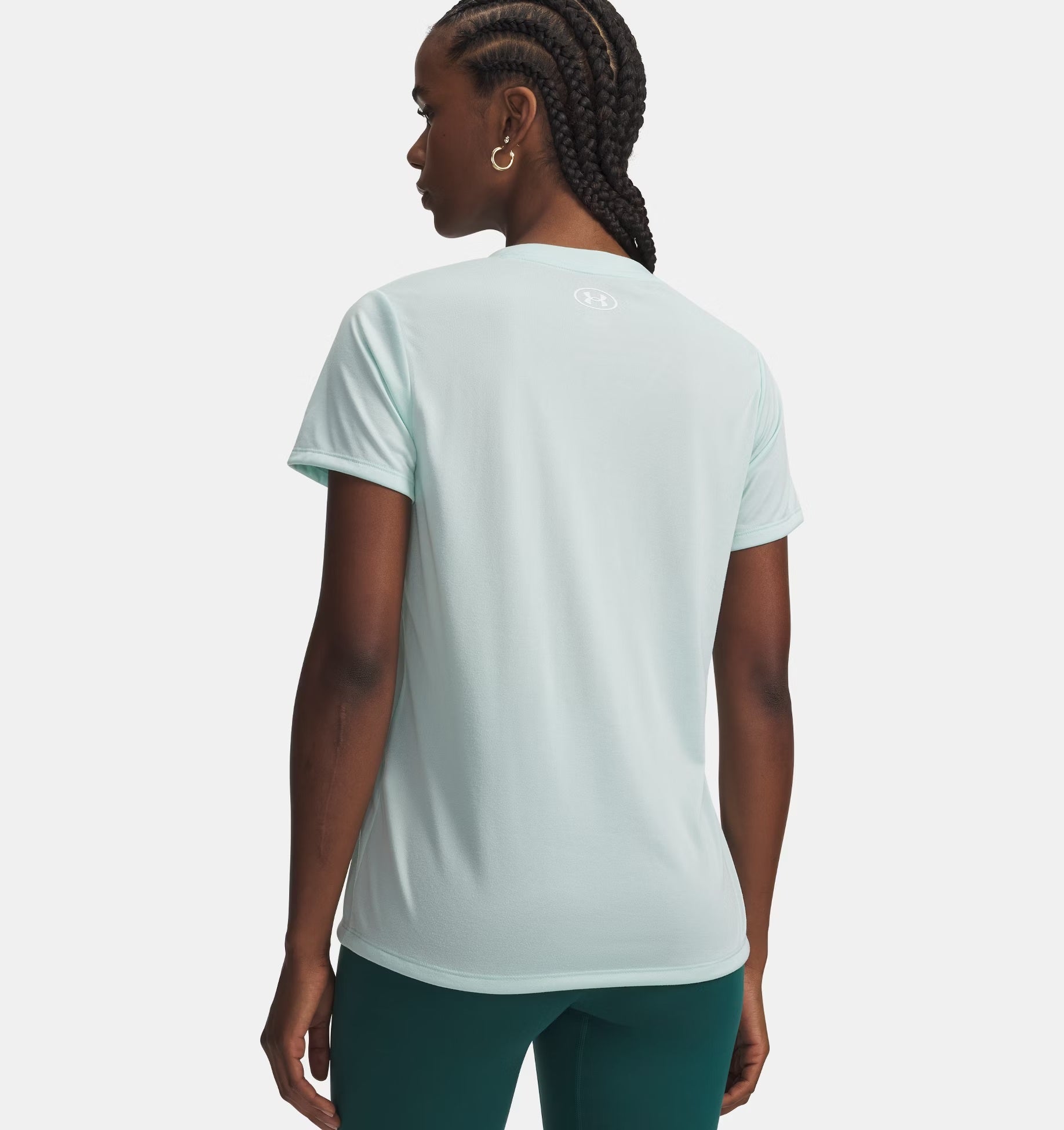 Under Armour Women's V-Neck Short Sleeve Green