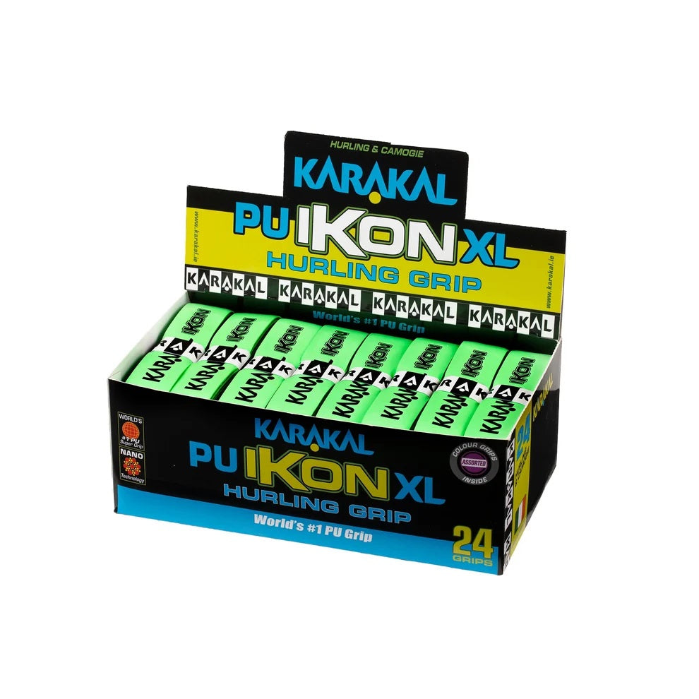 Karakal Ikon XL Hurling Grip Box 24 - Green Black