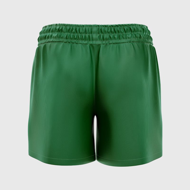 O'Neills Printed Camogie Shorts Bottle Green