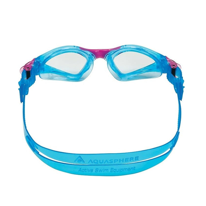Aqua Sphere Kayenne Junior Swimming Goggles Blue Pink Clear
