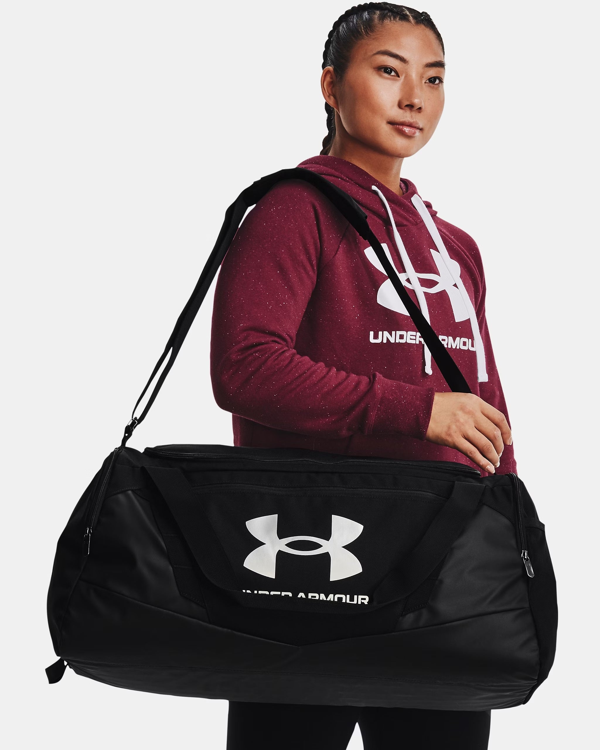 Under Armour Undeniable Medium Duffle Bag Black Silver