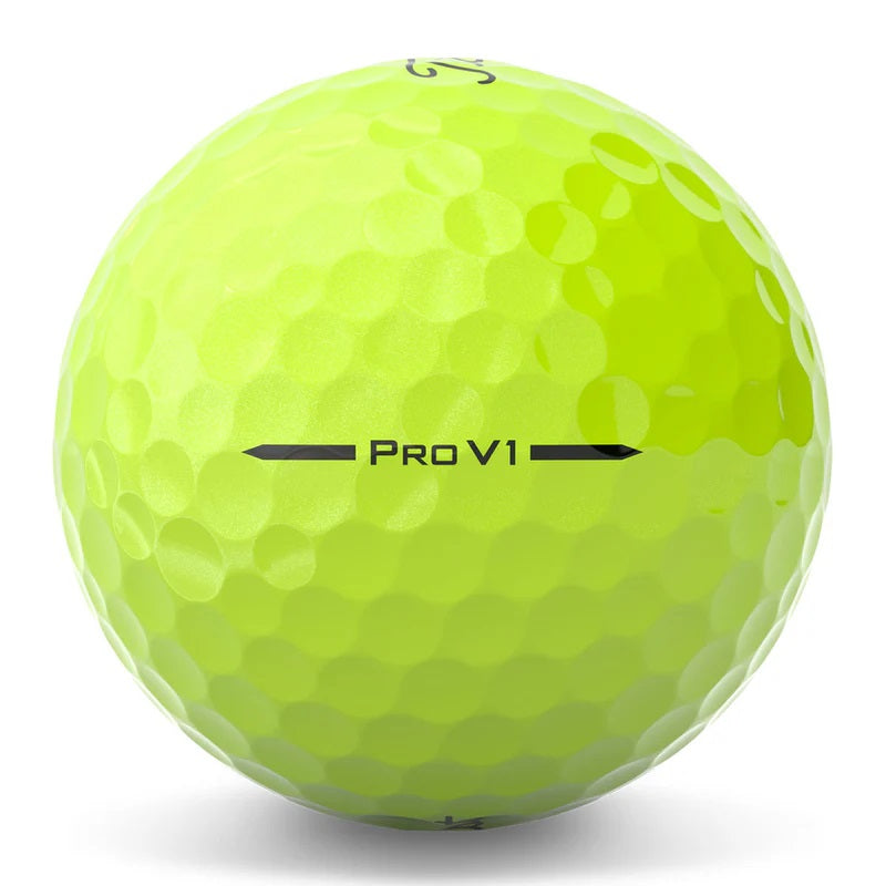 Titleist Pro V1 Golf Balls 3 Pack Yellow