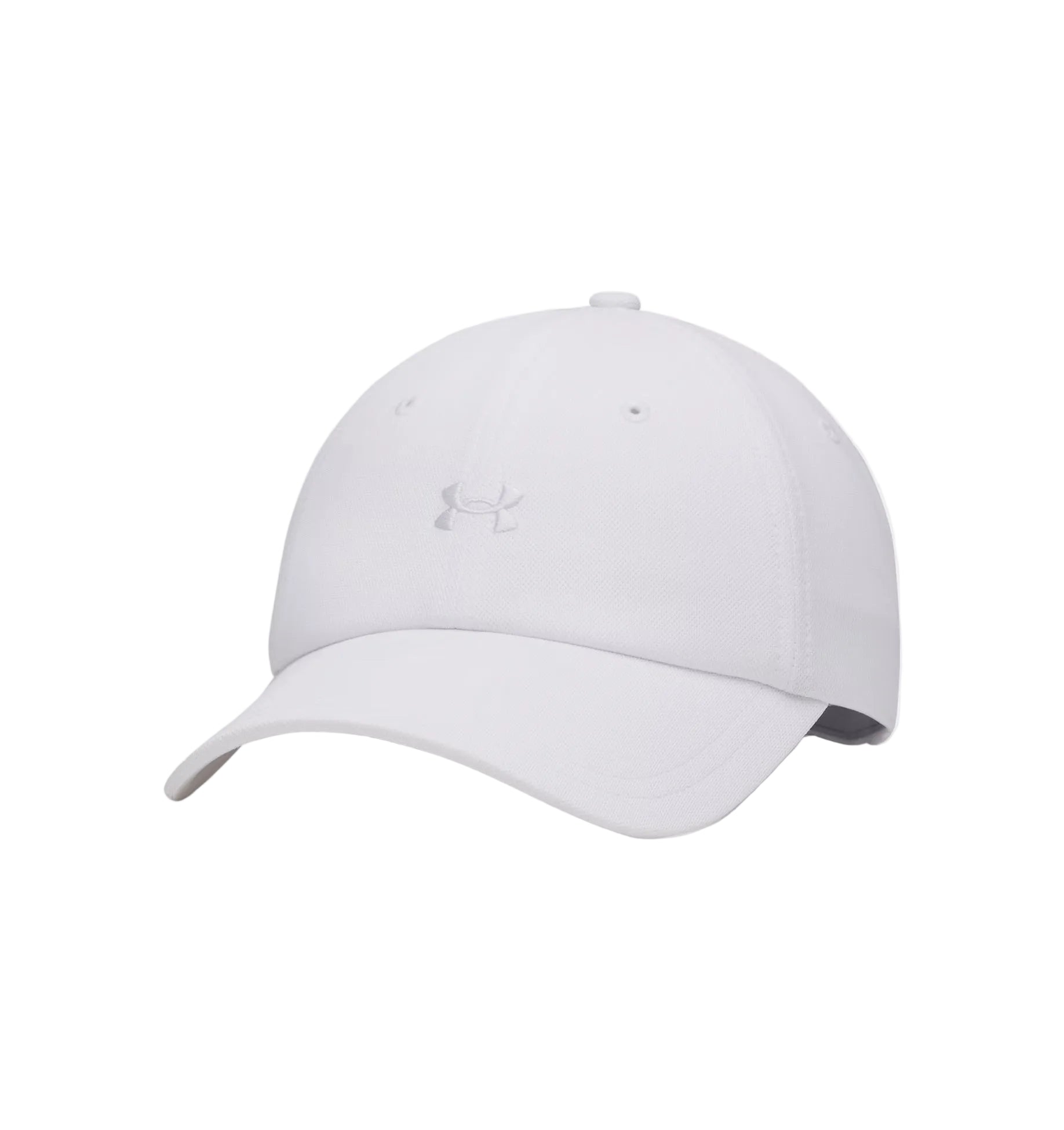 White baseball cap on a light gray background